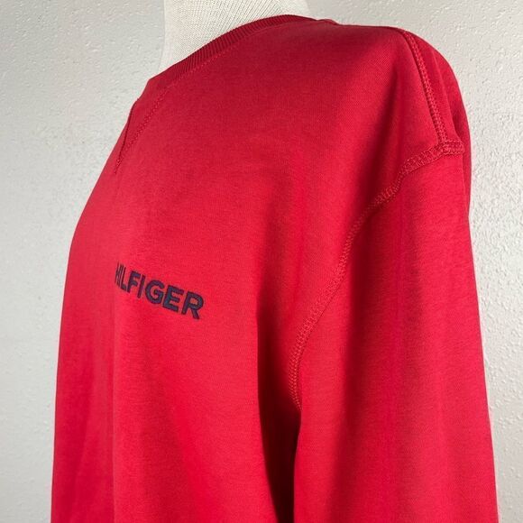 NWOT Tommy Hilfiger Red Sweatshirt Size XL - Picture 4 of 7